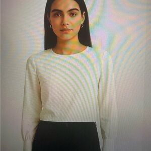 Mango Classic White Blouse